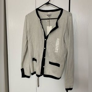 Target Silver Cardigan M